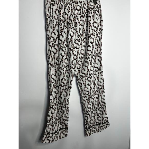 Victoria’s Secret Lightweight Sleep Pants Leopard Print Letters Size Medium - Picture 6 of 6
